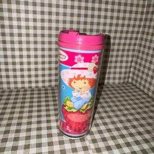 Strawberry Shortcake Pink Character Travel Tumbler